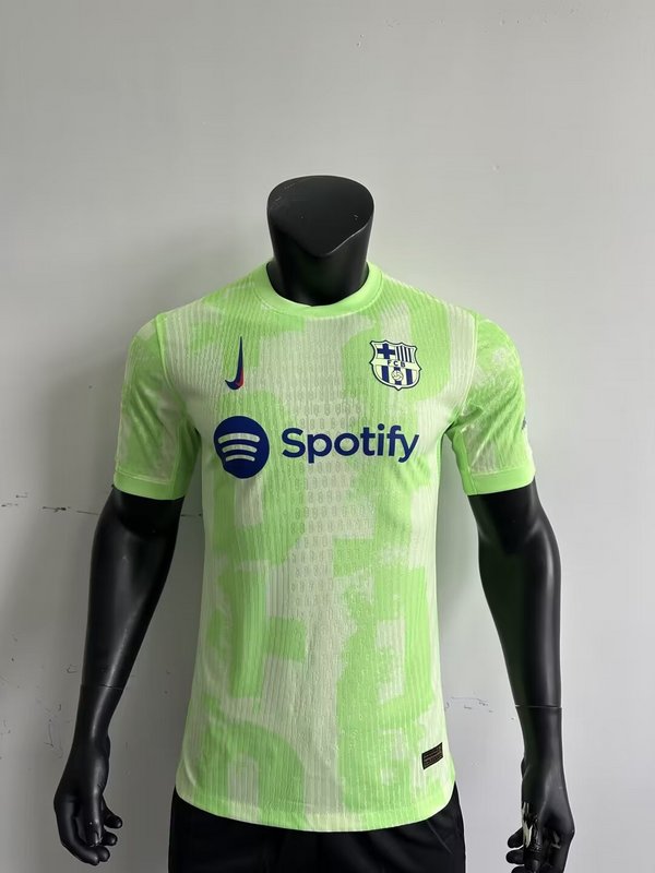 AAA Quality Barcelona 24/25 Third Green Leaked Jersey(Player)